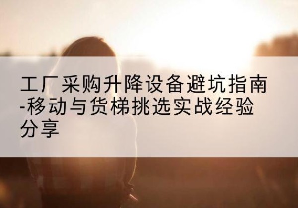 乡宁移动式升降机怎么选-工厂采购升降设备避坑指南-移动与货梯挑选实战经验分享